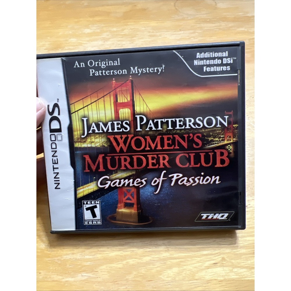 James Patterson: Women's Murder Club - Games of Passion (Nintendo DS, 2009)
